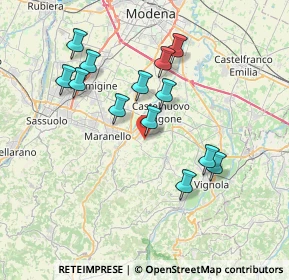 Mappa Via Rolda, 41014 Castelvetro di Modena MO, Italia (7.02846)