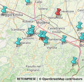Mappa Via Rolda, 41014 Castelvetro di Modena MO, Italia (17.30643)