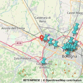 Mappa Via Martin Luther King, 40132 Bologna BO, Italia (5.425)