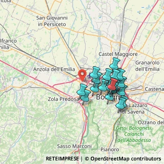 Mappa Via Martin Luther King, 40132 Bologna BO, Italia (6.2645)