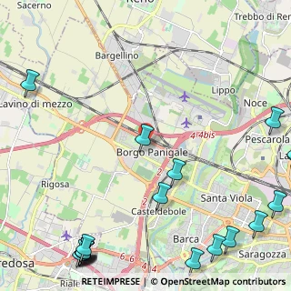Mappa Via Girilamo Mercuriale, 40132 Bologna BO, Italia (3.734)
