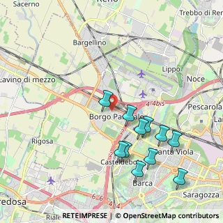 Mappa Via Girilamo Mercuriale, 40132 Bologna BO, Italia (2.10818)