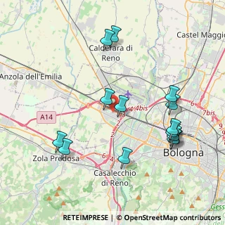 Mappa Via Girilamo Mercuriale, 40132 Bologna BO, Italia (4.35571)