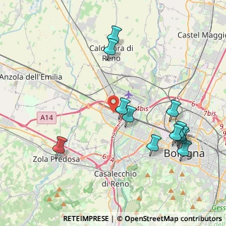Mappa Via Girilamo Mercuriale, 40132 Bologna BO, Italia (4.52333)