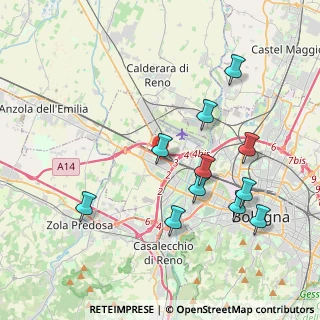 Mappa Via Girilamo Mercuriale, 40132 Bologna BO, Italia (4.14727)