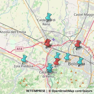 Mappa Via Girilamo Mercuriale, 40132 Bologna BO, Italia (4.19667)
