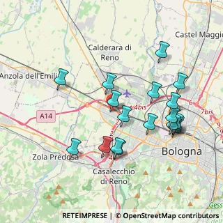 Mappa Via Girilamo Mercuriale, 40132 Bologna BO, Italia (3.92)