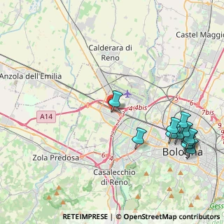 Mappa Via Girilamo Mercuriale, 40132 Bologna BO, Italia (5.20545)