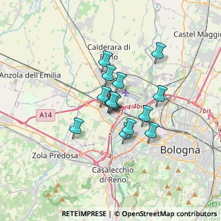 Mappa Via Girilamo Mercuriale, 40132 Bologna BO, Italia (2.33786)