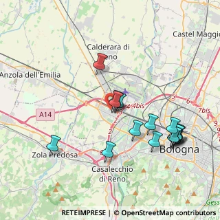 Mappa Via Girilamo Mercuriale, 40132 Bologna BO, Italia (4.10375)