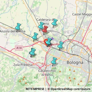 Mappa Via Girilamo Mercuriale, 40132 Bologna BO, Italia (2.91091)