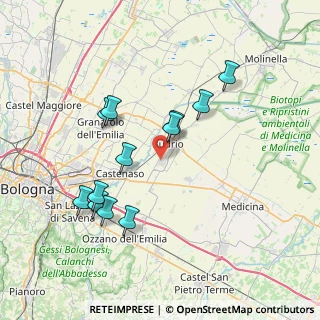 Mappa Via Antonio Sarti, 40054 Budrio BO, Italia (7.32667)
