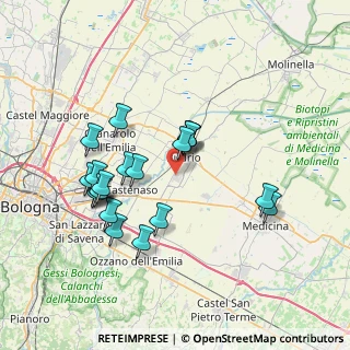 Mappa Via Antonio Sarti, 40054 Budrio BO, Italia (7.047)