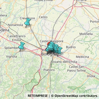 Mappa VIA CORTICELA, 40129 Bologna BO, Italia (6.7075)