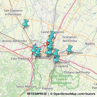 Mappa VIA CORTICELA, 40129 Bologna BO, Italia (4.83)