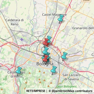 Mappa VIA CORTICELA, 40129 Bologna BO, Italia (3.31167)