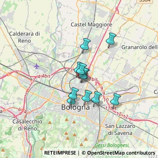 Mappa VIA CORTICELA, 40129 Bologna BO, Italia (2.43)