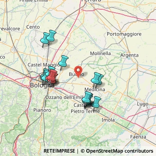 Mappa Via Dondina, 40054 Budrio BO, Italia (14.0105)