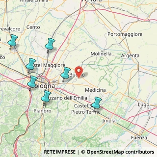 Mappa Via Dondina, 40054 Budrio BO, Italia (31.33692)
