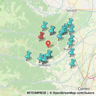 Mappa Piazza Lemma, 12020 Rossana CN, Italia (6.8435)