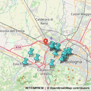 Mappa 40132 Borgo Panigale BO, Italia (3.63176)