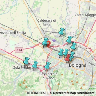 Mappa 40132 Borgo Panigale BO, Italia (3.74286)