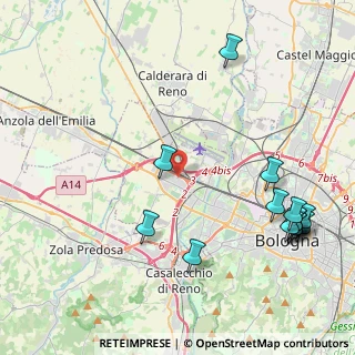 Mappa 40132 Borgo Panigale BO, Italia (5.40786)