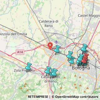 Mappa 40132 Borgo Panigale BO, Italia (5.27824)