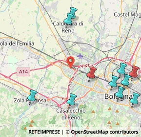 Mappa 40132 Borgo Panigale BO, Italia (5.94417)