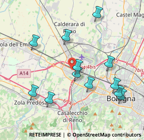 Mappa 40132 Borgo Panigale BO, Italia (4.18333)