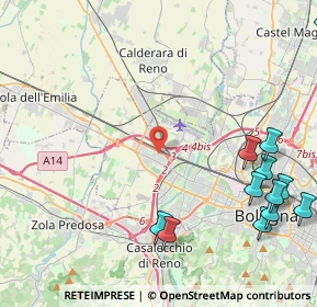 Mappa 40132 Borgo Panigale BO, Italia (6.37231)