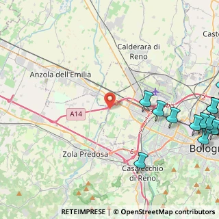Mappa Via San Sebastiano, 40132 Bologna BO, Italia (7.3)
