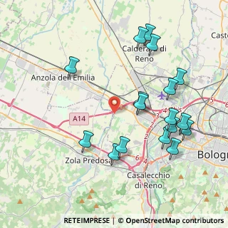Mappa Via San Sebastiano, 40132 Bologna BO, Italia (4.37706)