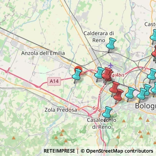 Mappa Via San Sebastiano, 40132 Bologna BO, Italia (6.00235)