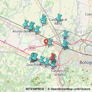 Mappa Via San Sebastiano, 40132 Bologna BO, Italia (3.7885)