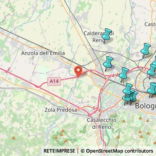Mappa Via San Sebastiano, 40132 Bologna BO, Italia (6.52583)