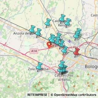 Mappa Via San Sebastiano, 40132 Bologna BO, Italia (3.6955)