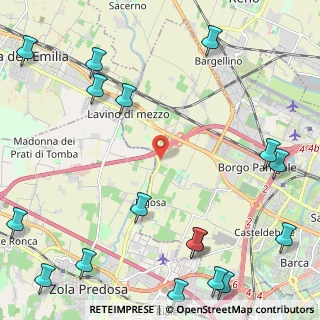 Mappa Via San Sebastiano, 40132 Bologna BO, Italia (3.41353)