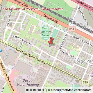 Mappa Via Martin Luther King, 27, 40132 Bologna, Bologna (Emilia Romagna)