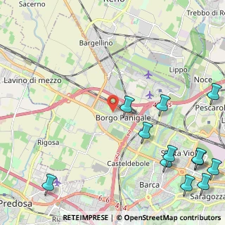 Mappa Via Fausto Coppi, 40132 Bologna BO, Italia (3.28917)