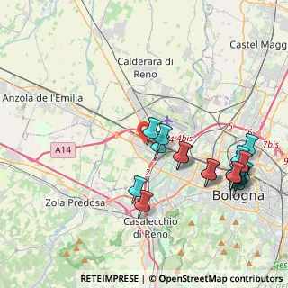 Mappa Via Fausto Coppi, 40132 Bologna BO, Italia (4.5845)