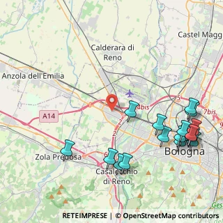 Mappa Via Fausto Coppi, 40132 Bologna BO, Italia (5.48)