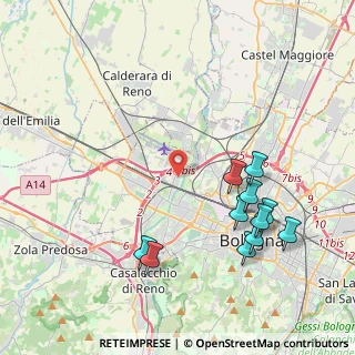 Mappa Via Cesare Ottaviano, 40132 Bologna BO, Italia (4.60545)