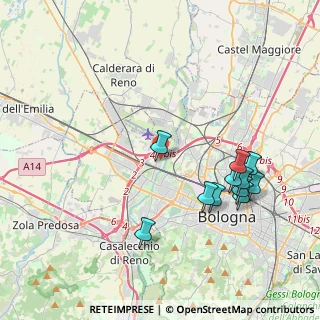 Mappa Via Cesare Ottaviano, 40132 Bologna BO, Italia (4.19818)