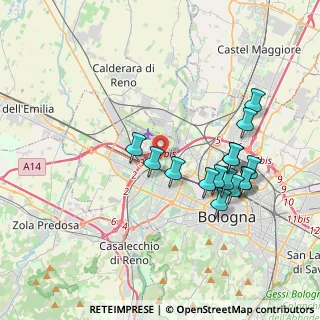 Mappa Via Cesare Ottaviano, 40132 Bologna BO, Italia (3.73067)