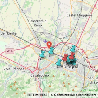Mappa Via Cesare Ottaviano, 40132 Bologna BO, Italia (4.03357)