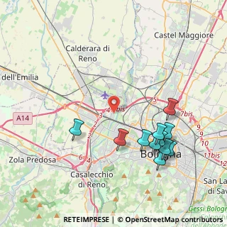 Mappa Via Cesare Ottaviano, 40132 Bologna BO, Italia (4.37909)