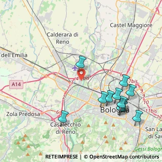 Mappa Via Cesare Ottaviano, 40132 Bologna BO, Italia (4.795)