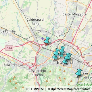 Mappa Via Cesare Ottaviano, 40132 Bologna BO, Italia (5.07923)
