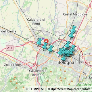 Mappa Dal 105 al, 40132 Bologna BO, Italia (3.77867)